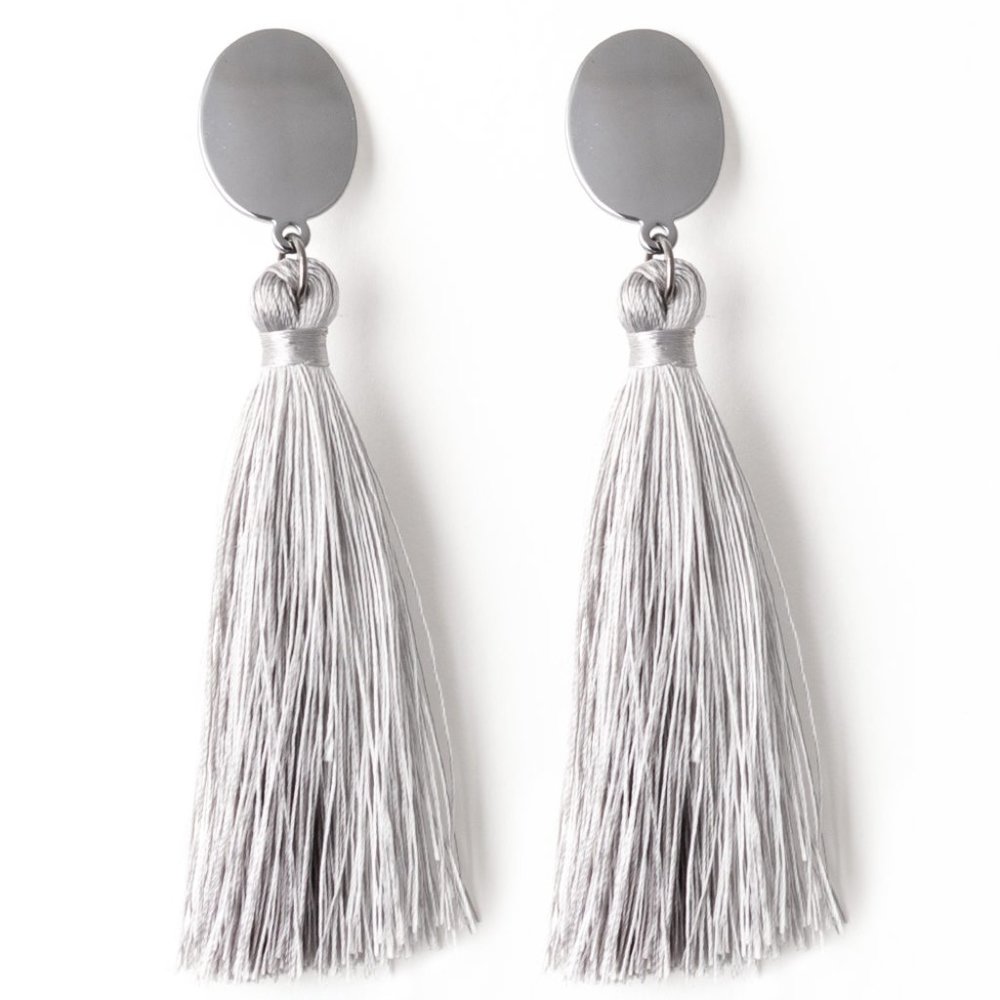 Va Va Plume - Gray Fringe